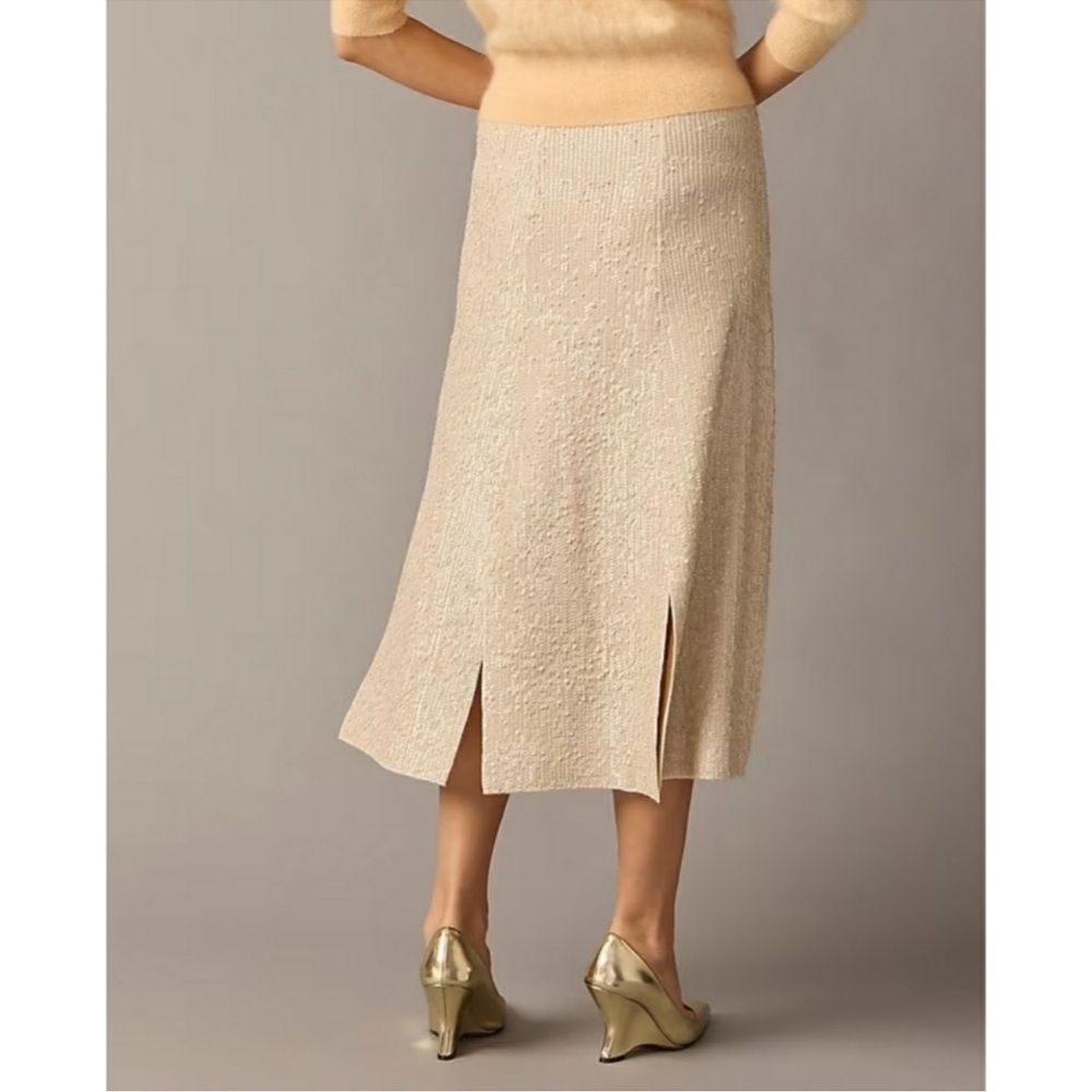 J.Crew Collection sequin sweater slip skirt NWT XS - Picture 4 of 7